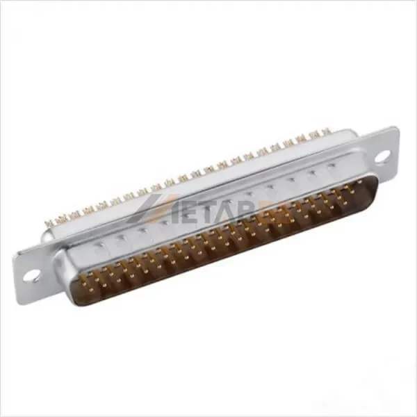 DB78 Male Connector, Cable Type, Solder Cup, 2.29mm Pitch, Machined Contacts