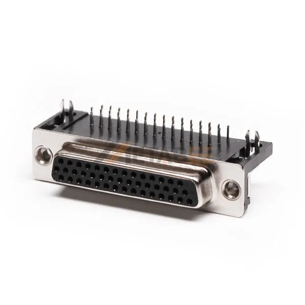 High Density D-Sub 44 Pin Female Connector for PCB Mount, Through Hole, 2.29mm Pitch