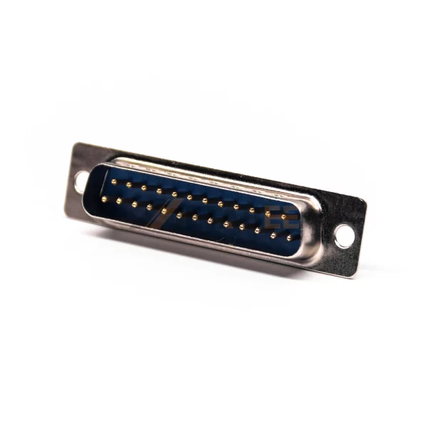 D-Sub 25 Pin Male Connector, Cable Type, Solder Cup, 2.77mm Pitch