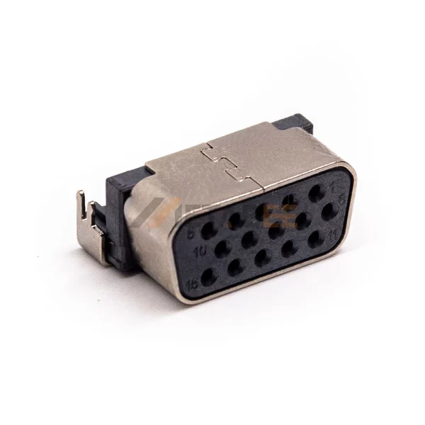 VGA D-Sub 15-Pin Female Connector for PCB Mount, Through Hole, 2.29mm Pitch