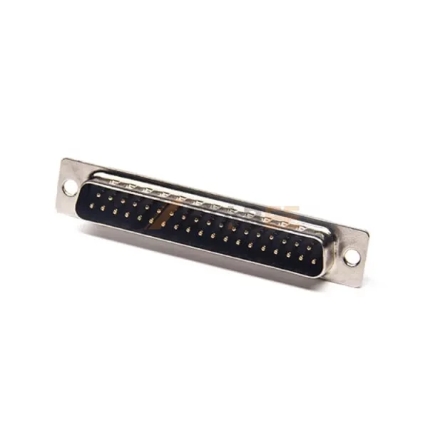 DB37 Male D-Sub Connector for Cable Mount, Solder Cup, 2.77mm Pitch, IP20