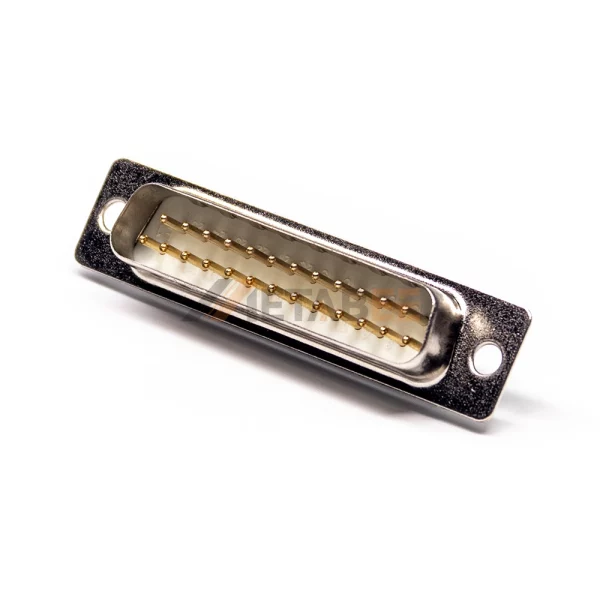 25 Pin D-Sub Male Connector, Solder Cable Type, 2.77mm Pitch, IP20