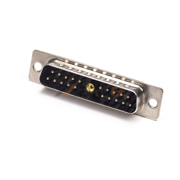 21W1 Combo D-Sub 21 Pin Male Connector for Cable Type, Solder Cup, Power & Signal