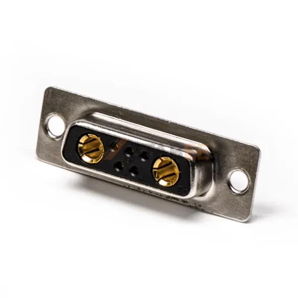 7w2 D-Sub 7 Pin Female Mixed Contact Connector, PCB Mount, Through Hole, Power & Signal