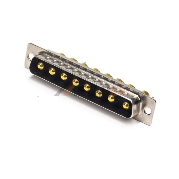 8W8 D-Sub 8 Pin Power Male Connector, Cable Type, Solder Cup