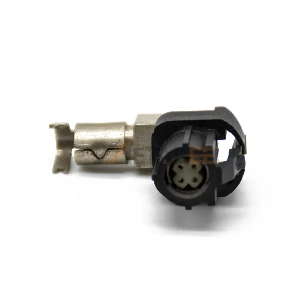 Fakra HSD 4 Pin Jack LVDS Connector for Cable, Right Angle, Solder 01