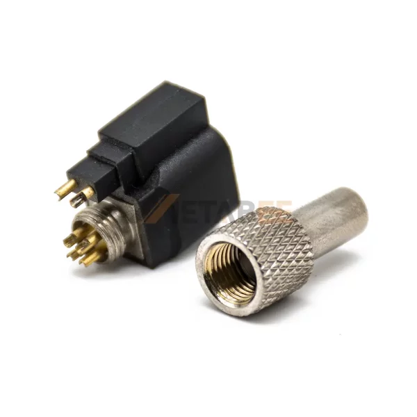 HSD High Speed Data 4+2 Pin Plug Connector for Cable, Solder