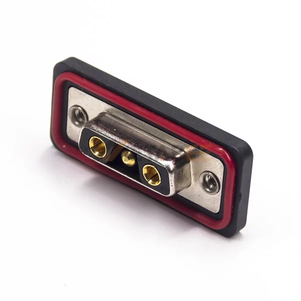 Waterproof 3V3 D-Sub Female Connector for Cable Mount, solder Cup, Machined Contacts, IP67