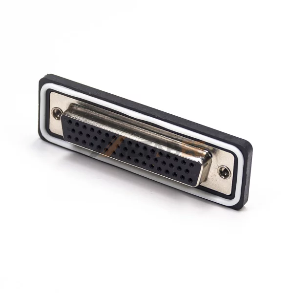 Waterproof High Density DB62 Female Connector, Cable Type, Machined Contacts, 2.29mm Pitch, IP67