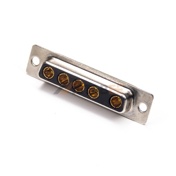 5W5 D-Sub Power Female Connector for Cable Type, Solder Cup