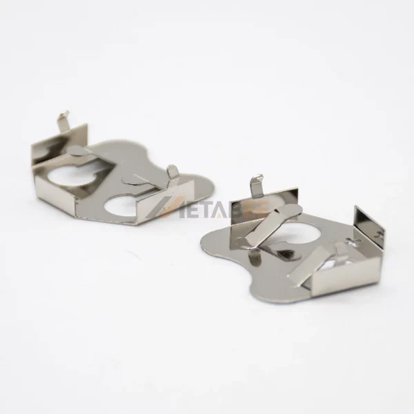 CR-1632 Coin Cell Battery Holder Clip for PCB Mount, DIP, 16mm, Metal 01