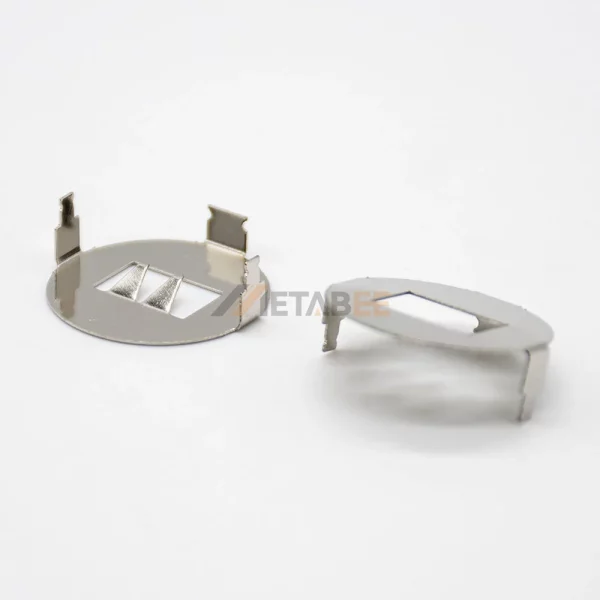 CR-2032 Coin Cell Battery Holder Clip for PCB Mount, DIP, 20mm, Metal 01