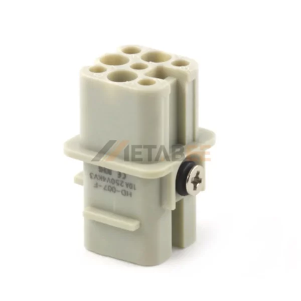 HD-007 HD 7-Pin Heavy Duty Connector Male/Female Insert, Crimp Terminal, Size 3A