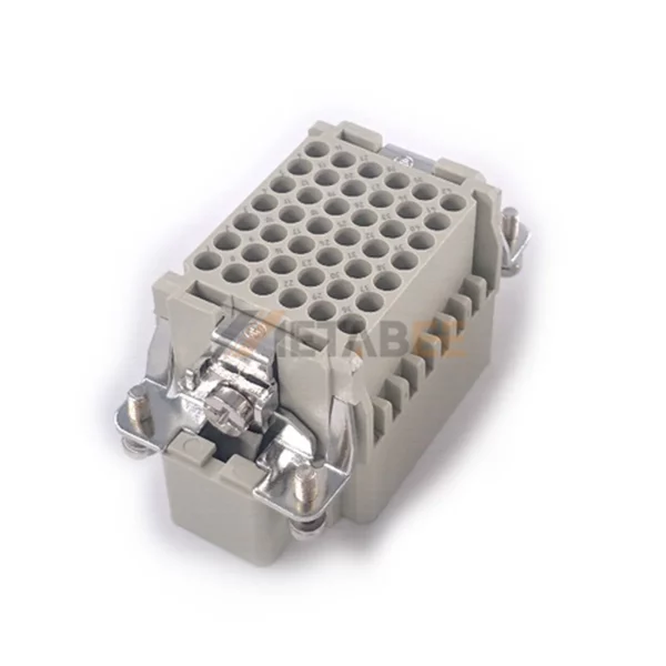 HDD-042 Heavy Duty Connector HDD 42-Pin Male/Female Insert, Crimp Terminal, Size 10B