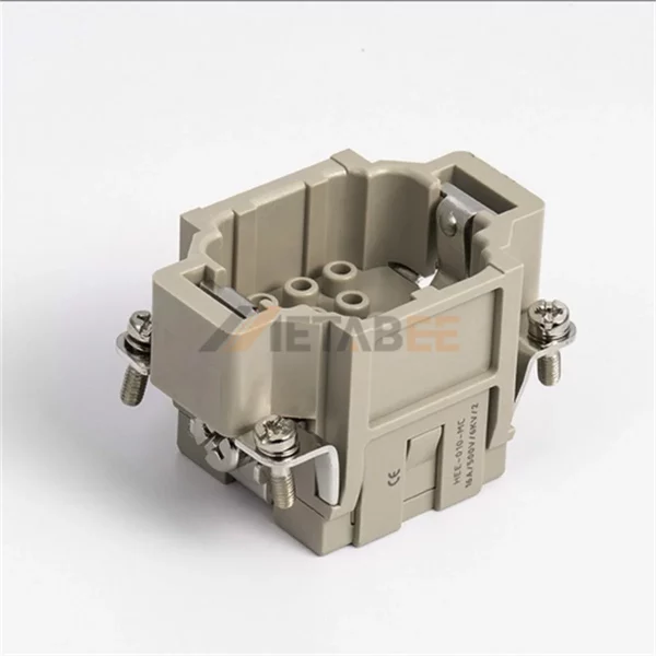 HEE-010 HEE Series 10-Pin Heavy Duty Connector Male/Female Insert, Crimp Terminal, Size 6B