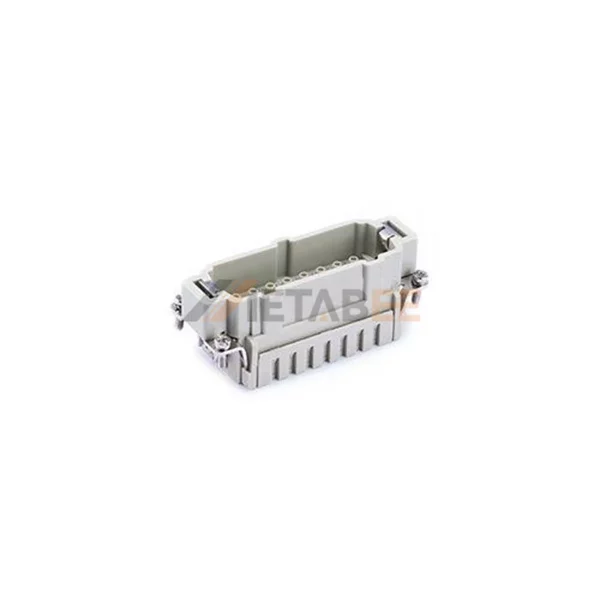 HES-016 HE Series 16-Pin Male/Female Heavy Duty Connector Insert, 16+PE, Cage-clamp Terminal
