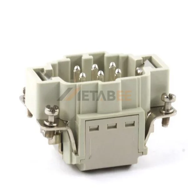 HESH-006 HE Series 6-Pin Male/Female Heavy Duty Connector Insert, 6+PE, Quick Lock Terminal