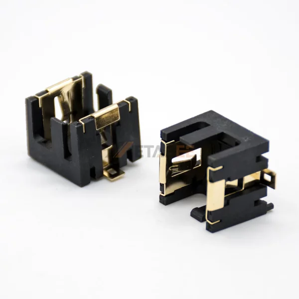 LR44 Coin Cell Battery Holder for PCB Mount, SMT, 11.6mm, Black 01