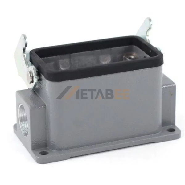 H10B Series Surface Mounting Heavy Duty Connector Housing with Single Lever, Side Entry