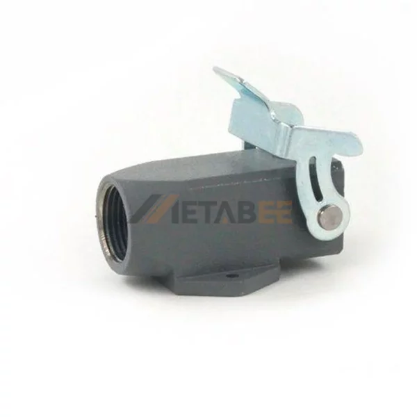 Heavy Duty Connector H3A Series Surface Mounting Housing with 1 Locking Lever, Side EntryHeavy Duty Connector H3A Series Surface Mounting Housing with 1 Locking Lever, Side Entry