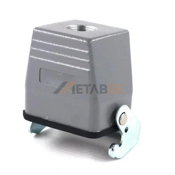 H6B Series Heavy Duty Connector Housing with Single Lever, Cable to Cable, Top Entry