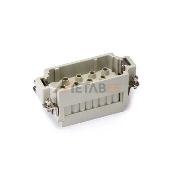 HK-12/2 HK Series 14-Pin Male/Female Heavy Duty Connector Insert, 14+PE, Crimp Terminal, Power&Signal