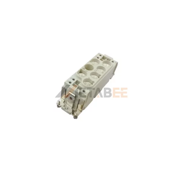 HK-6/6 HK Series 12-Pin Heavy Duty Connector Combination Contact Insert, 12+PE, Axial Screw Terminal, Power&Signal