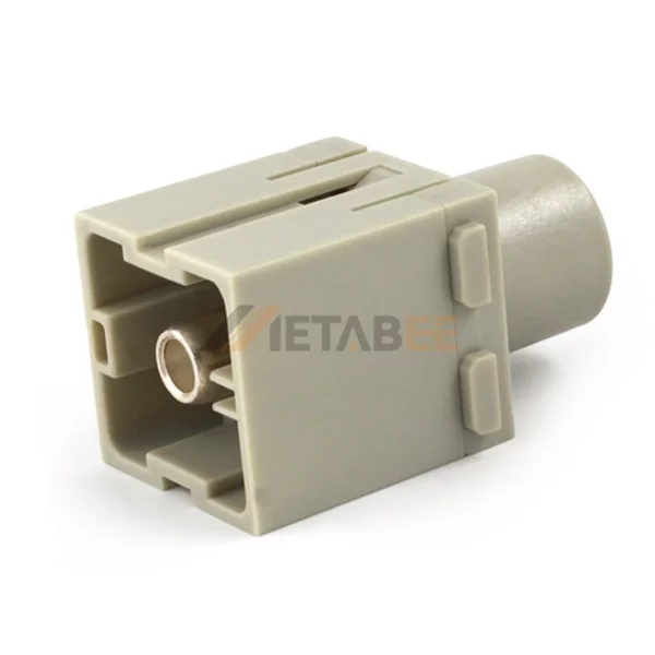 HM Series 1 Pin Male/Female Heavy Duty Connector Module Inserts, 1000V/200A, Axial Screw Terminal