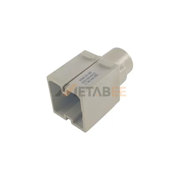 HM-001C HM Series 1 Pin Male/Female Heavy Duty Connector Module Inserts, 1000V/200A, Crimp Terminal