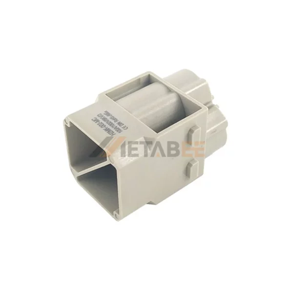 HM-002C HM Series 2 Pin Male/Female Heavy Duty Connector Module Inserts, 1000V/100A, Crimp Terminal
