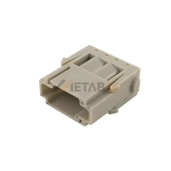 HM Series 6 Pin Male/Female Heavy Duty Connector Module Inserts, 500V/16A, Crimp Terminal
