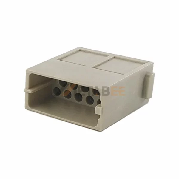 HM Series 17 Pin Male/Female Heavy Duty Connector Module Inserts, 160V/10A, Crimp Terminal
