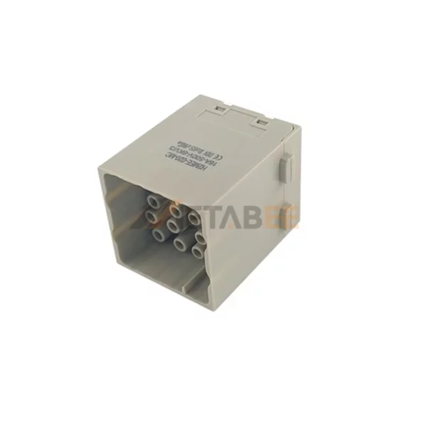 HM Series 20 Pin Male/Female Heavy Duty Connector Module Inserts, 500V/16A, Crimp Terminal