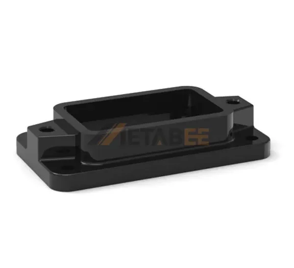 H6B Series Bulkhead Mounting Heavy Duty Connector Housing, Bottom Entry, IP68