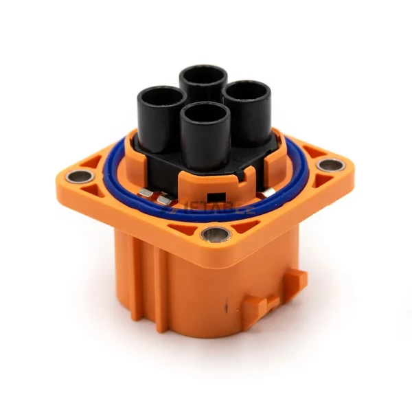 High Voltage 4 Pin EV Connector, Socket, A Key, 6mm², 40A 01