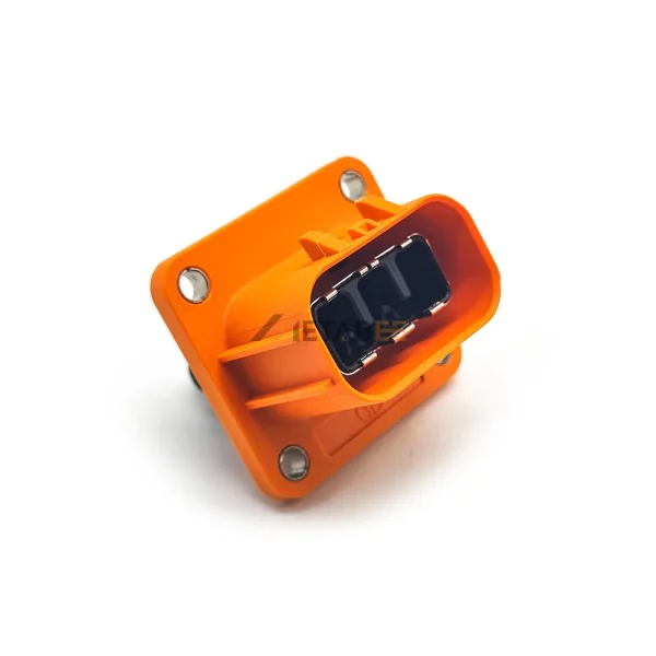 High Voltage Connector for EV, 2 Pin Socket, A Key, 6mm², 40A 01