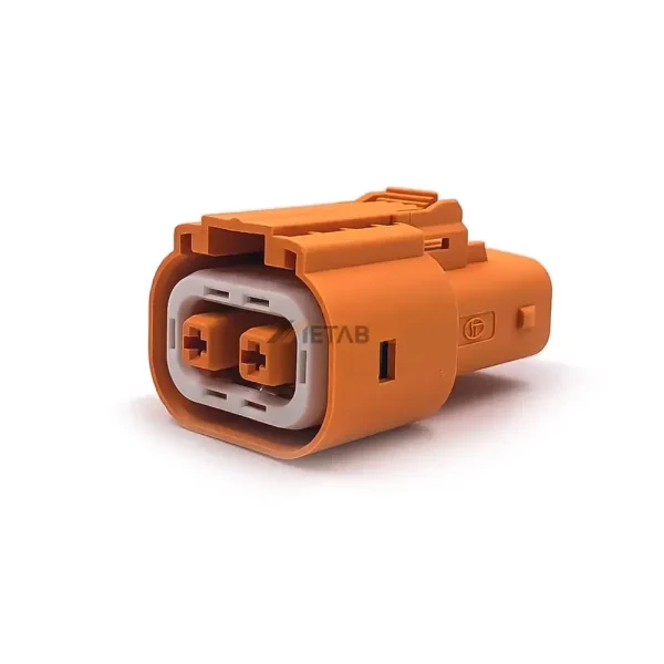 High Voltage Interlock Loop HVIL EV Connector, 2 Pin Plug, A Key, 2.5mm², 16A, IP67