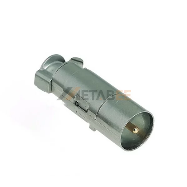 Heavy duty connector HM Series 1-Pin Male/Female Quintax Contacts Inserts, Shielding, 50V/16A, Crimp Terminal