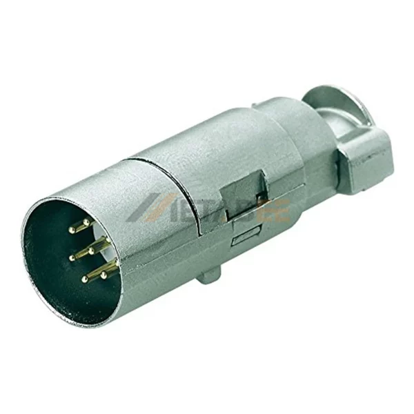 Heavy duty connector HM Series 8-Pin Male/Female High Density Q-Coax Contacts Module Inserts, Shielding, Crimp Terminal