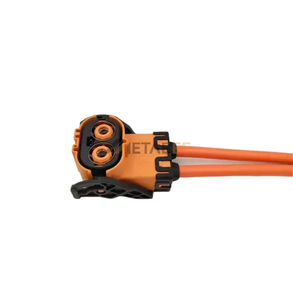 Right Angle 9mm HVIL Connector, 2 Pin Plug, A Key, 50mm², 250A