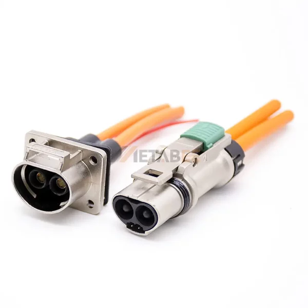 3.6mm HV High Voltage EV Cable, 2 Pin Socket, A Key, 6mm², 35A 01