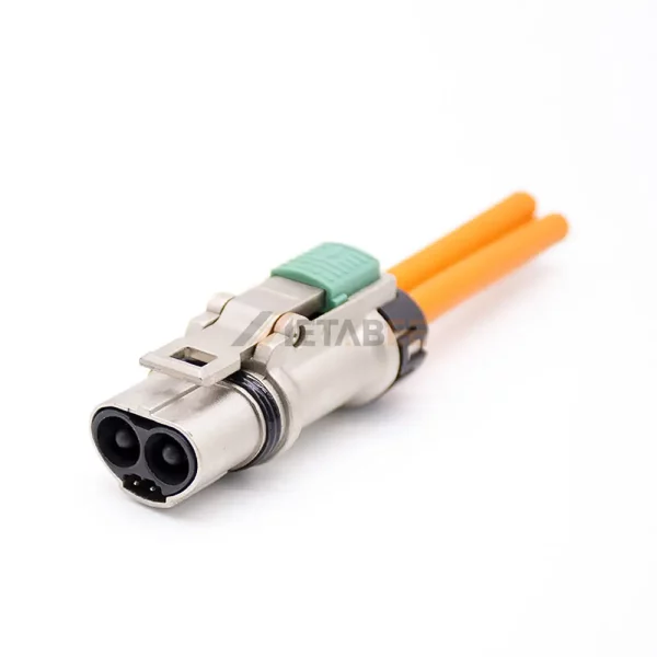 3.6mm High-Quality Automotive High Voltage HV Cable, 2 Pin Plug, A Key, 6mm², 35A 01