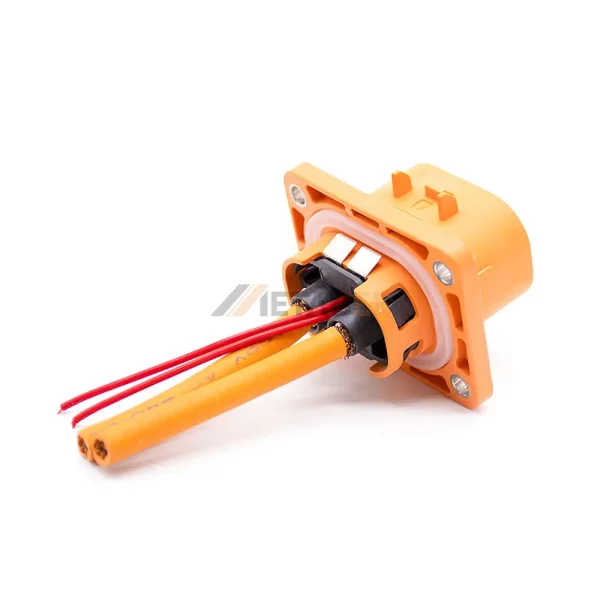 Loop Connector Pin 3.6mm High Voltage Interlock Loop HVIL Connector Cable, 2 Pin MetabeeAI