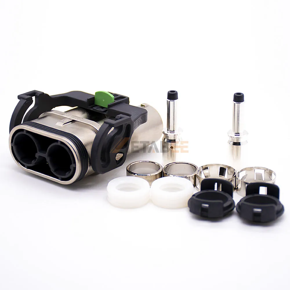 6mm High Voltage Interlock Loop HVIL 2 Pin Cable, Plug, A Key, 25mm², 125A, 1000V 01