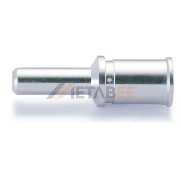 Heavy Duty Connector Contact for 70A HM Inserts, Male Crimp Pin, Silver Plated Copper Alloy