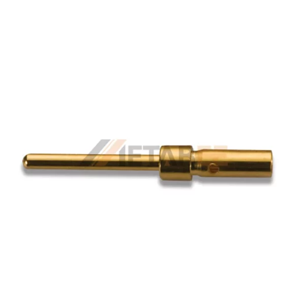 Heavy Duty Connector Contact for 5A HM Inserts, Male Terminal, Gold Plated Copper Alloy