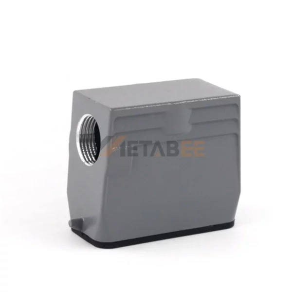 H10A Series Heavy Duty Connector Hood with 2 Bolts, Side Entry, Size 10A