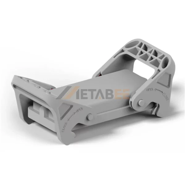 H16B Series Heavy Duty Connector Hood Protection Cover, 2 Locking Levers, Size 16B