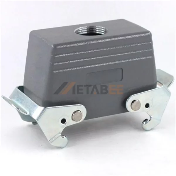 H16B Series Heavy Duty Connector Hood with 2 Levers, Top Entry, Size 16B