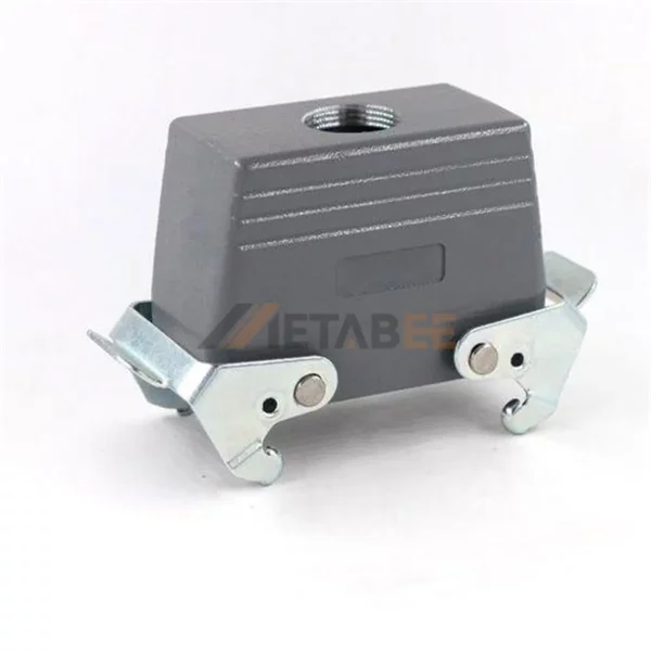 H16B Series Heavy Duty Connector Hood, High Construction, Top Entry, Size 16B, 2 Levers